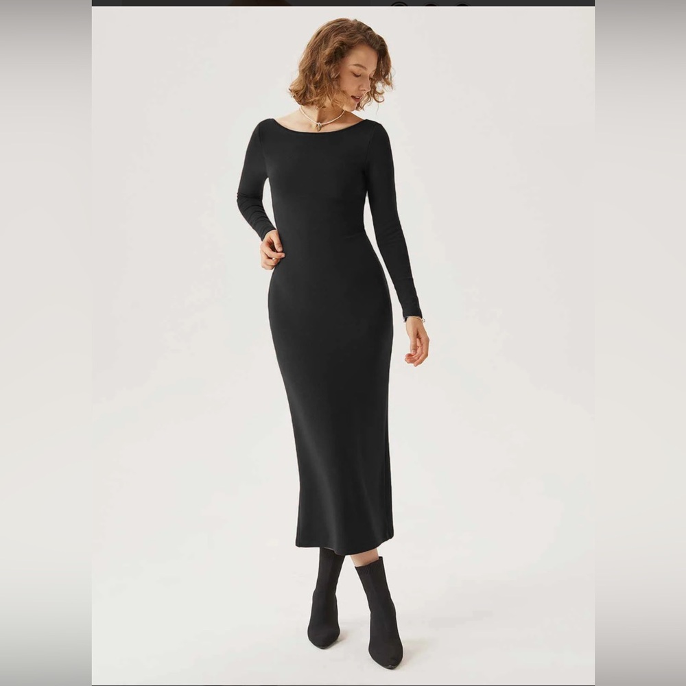 ProWarm Open Back Brami Midi Dress
Black Medium - Picture 5 of 7
